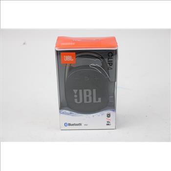 Black JBL Clip 4 Bluetooth Speaker