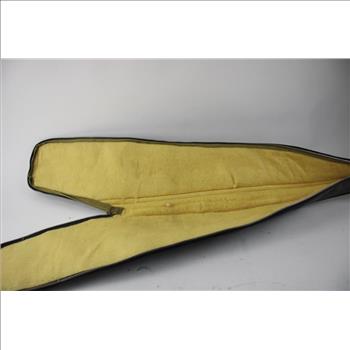 Black Leather Rifle Carry Case