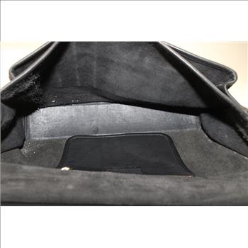 Black Leather Soft Briefcase