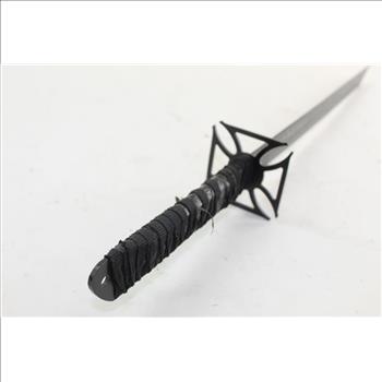 Black Ninja Sword With Cross Guard | Steel By Medieval Collectibles
