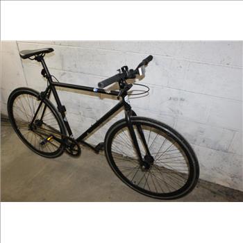 Black Single Speed Road Bike