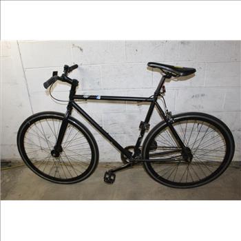 Black Single Speed Road Bike