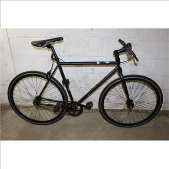Black Single Speed Road Bike