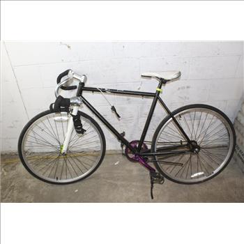 Black Single Speed Road Bike