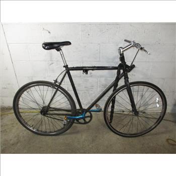 Black Single Speed Road Bike