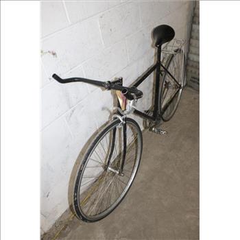 Black Single Speed Road Bike