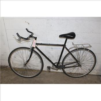 Black Single Speed Road Bike