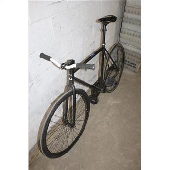 Black Single Speed Road Bike