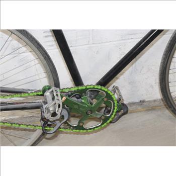 Black Single Speed Road Bike