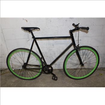 Black Single Speed Road Bike