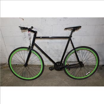 Black Single Speed Road Bike