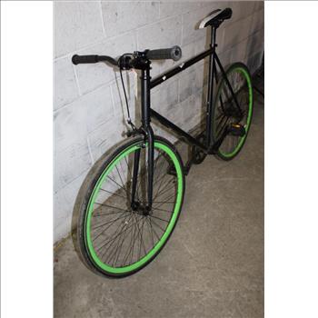 Black Single Speed Road Bike