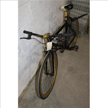 Black Single Speed Road Bike