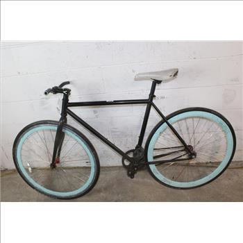 Black Single Speed Road Bike