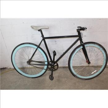 Black Single Speed Road Bike