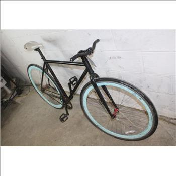 Black Single Speed Road Bike