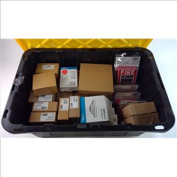 Black Tote With Notifier And Sensor System Electronics, 10+ Pieces