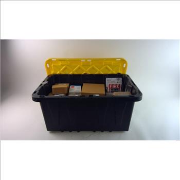 Black Tote With Notifier And Sensor System Electronics, 10+ Pieces