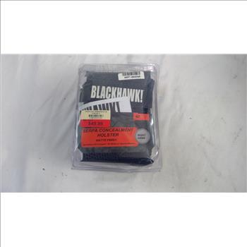 Blackhawk Holster, Matte Finish, Black