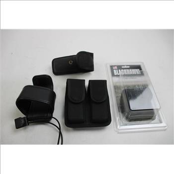 BlackHawk, Safariland, And Bianchi Cartridge Pouch And Holsters, 5 Pieces