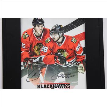 Blackhawks Live! Radio 720 WGN Andrew Shaw, Patrick Lane Signed Framed Photo