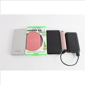 Blackweb And Other Portable Chargers, 5 Pieces