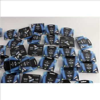 Blade 5 Blade Double Coated 4-Pack Replacement Razor Cartridges, 20+ Pieces