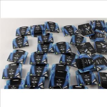 Blade 5 Blade Double Coated 4-Pack Replacement Razor Cartridges, 20+ Pieces