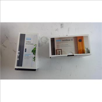 Blink Video Camera And Doorbell, 2 Pieces
