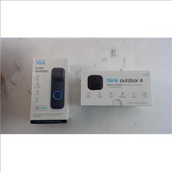 Blink Video Camera And Doorbell, 2 Pieces