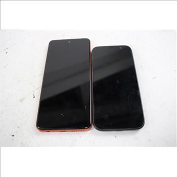 BLU And Celero Cell Phone Lot, 2  Pieces, Sold For Parts