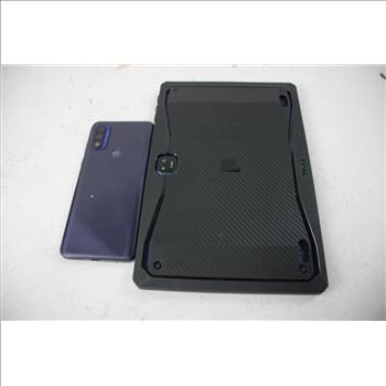 Blu And Motorola Cell Phone And Tablet Lot, 2 Pieces, Sold For Parts