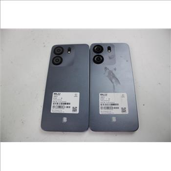 BLU Cell Phone Lot, 2 Pieces, Sold For Parts