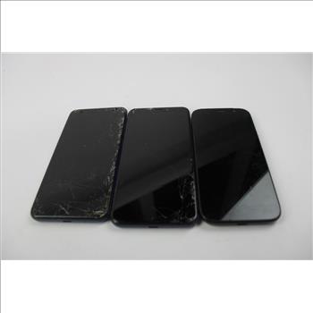Blu Cell Phone Lot, 3 Pieces, Sold For Parts