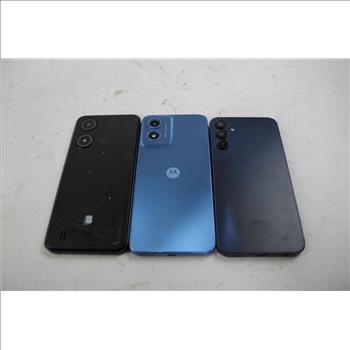 Blu Cell Phone Lot, 3 Pieces, Sold For Parts