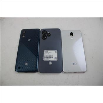 Blu & LG Cell Phone Lot,  3 Pieces, Sold For Parts
