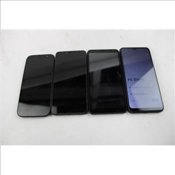 BLU, TCL, Maxwest Cell Phone Lot, 4 Pieces, Sold For Parts