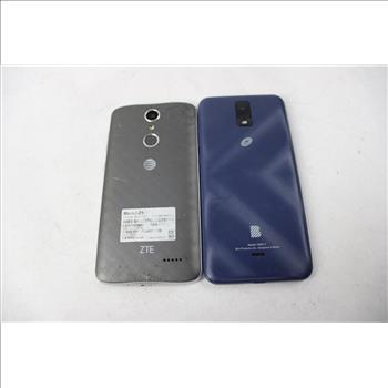 Blu, ZTE Cell Phone Lot, 2 Pieces, Sold For Parts
