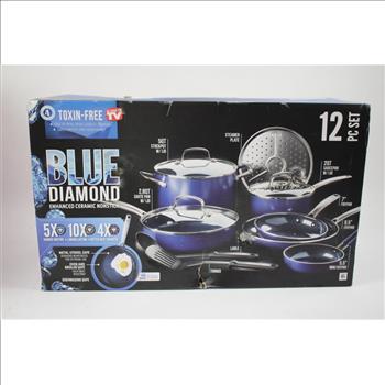 Blue Diamond 12 Piece Pot And Pan Set