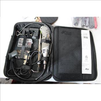 Blue Hawk Rotary Tool, Portable Arcade Gaming Console, Speakers, And More, 9 Pieces