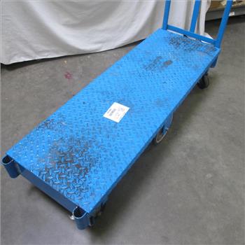 Blue Metal Dolly Cart
