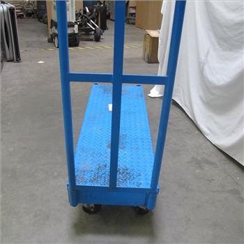 Blue Metal Dolly Cart