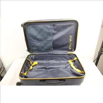 Blue Nautica Rolling Hardshell Suitcase