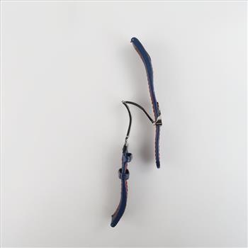 Blue & Red Watch Band Stainless Steel Clasp