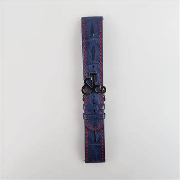 Blue & Red Watch Band Stainless Steel Clasp