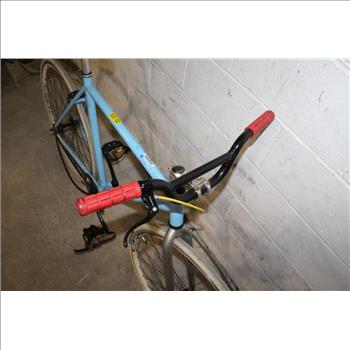Blue Single Speed Road Bike