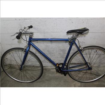 Blue Single Speed Road Bike