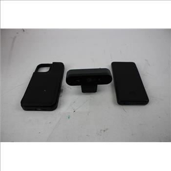 Bluetooth Headphones, Logi Camera, Anker Portable Chargr Bank, Phone Case, 5 Pieces