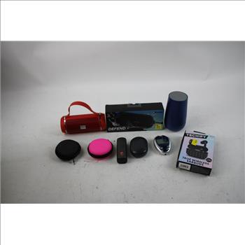 Bluetooth Speakers, Bluetooth Earbuds, Blood Glucose Meter 9 Pieces