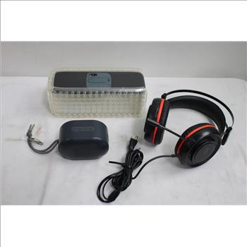Bluetooth Speaks, Cwired Headphones, DVD Player